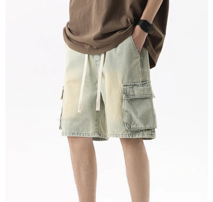 Stravo Denim Cargo Shorts