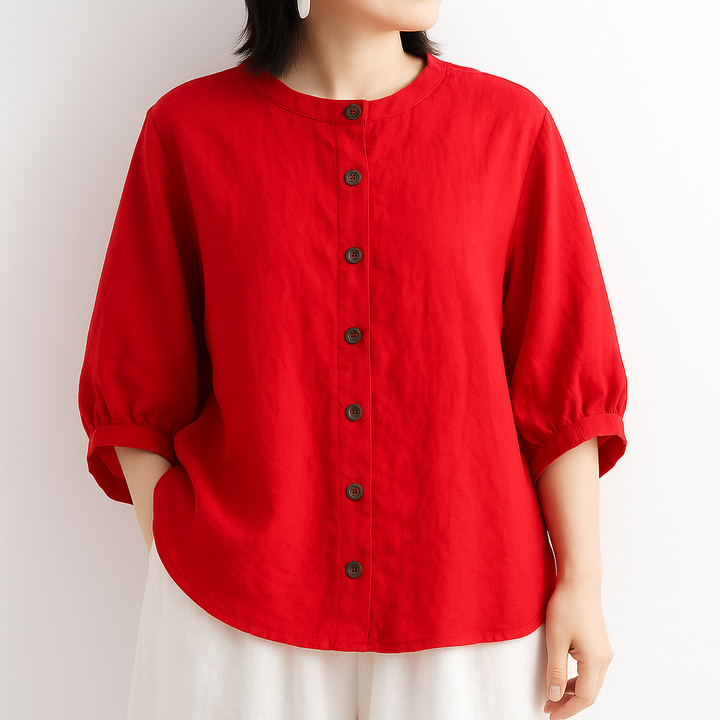 Melia Linen Blouse