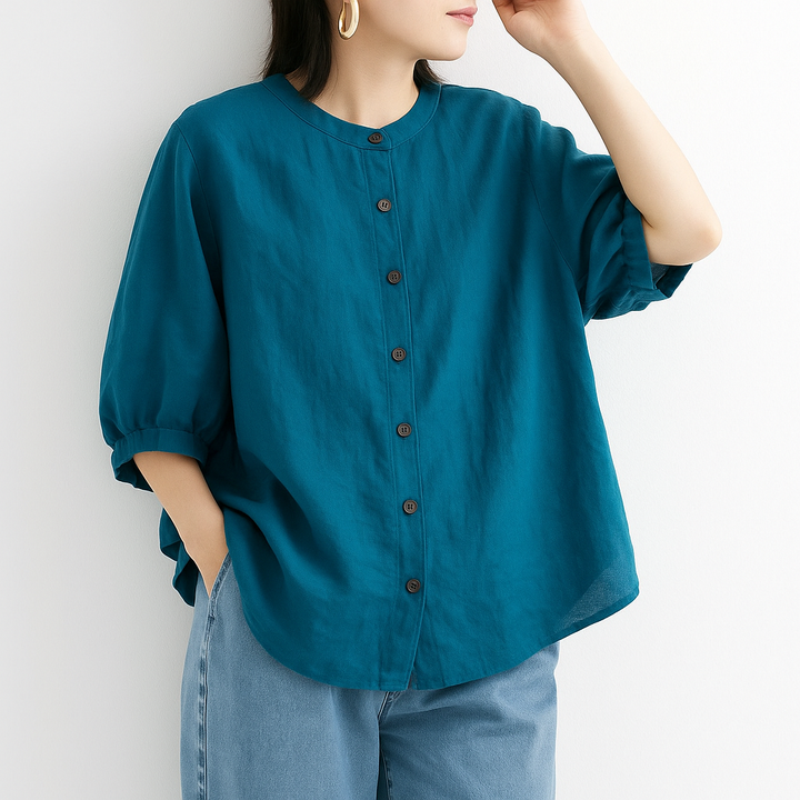 Melia Linen Blouse