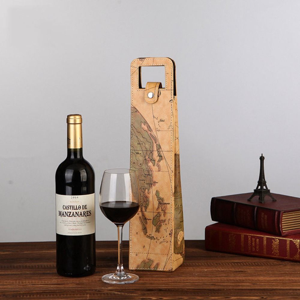 Savino Leather Bottle Carrier
