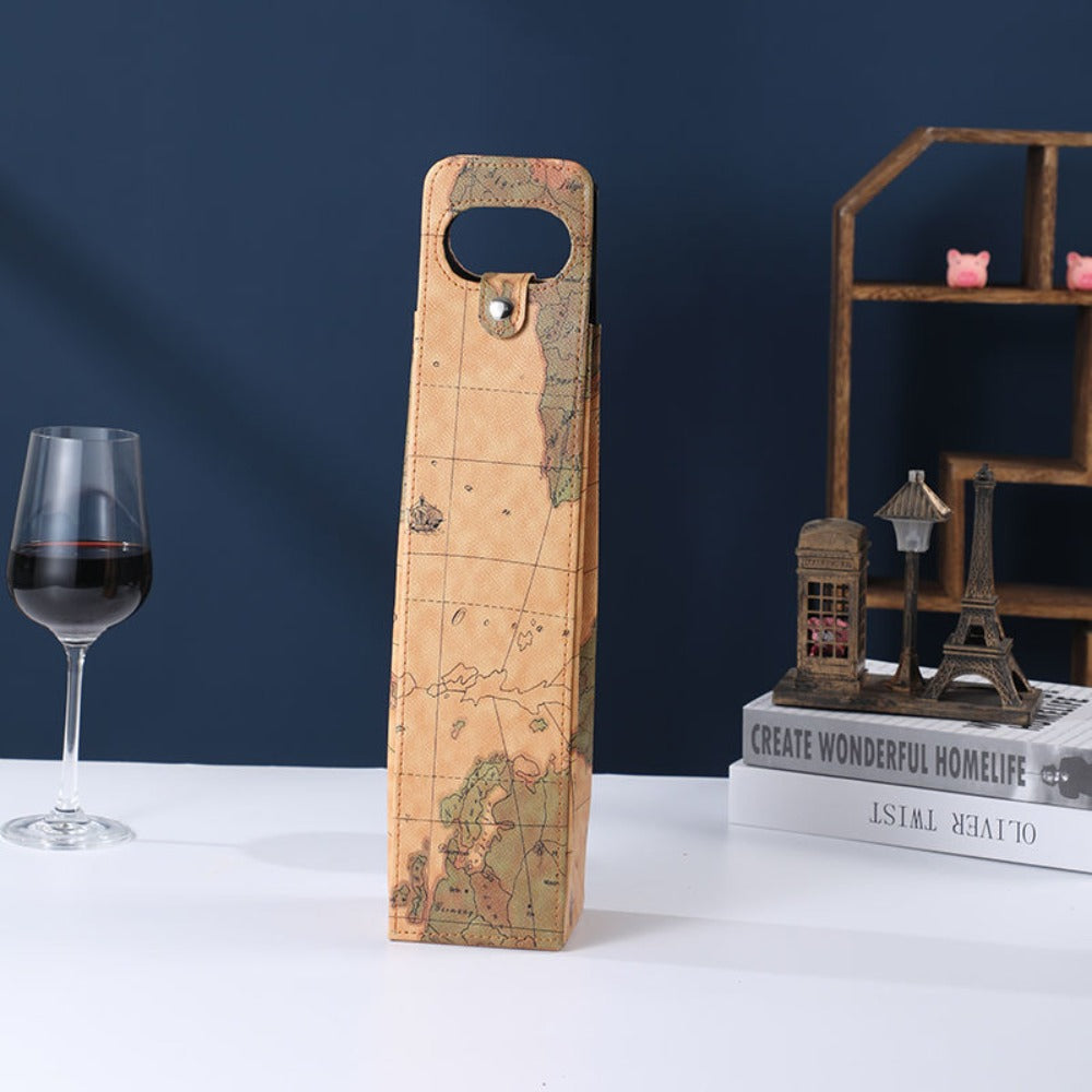 Savino Leather Bottle Carrier