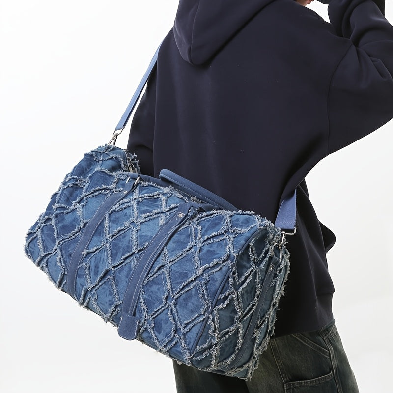 Duvair Denim Duffel