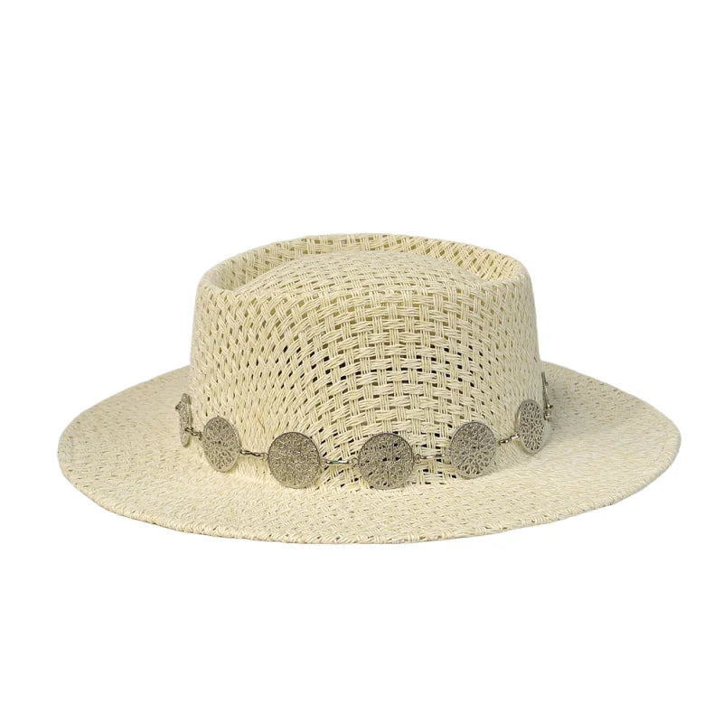 Taylor French Raffia Visor