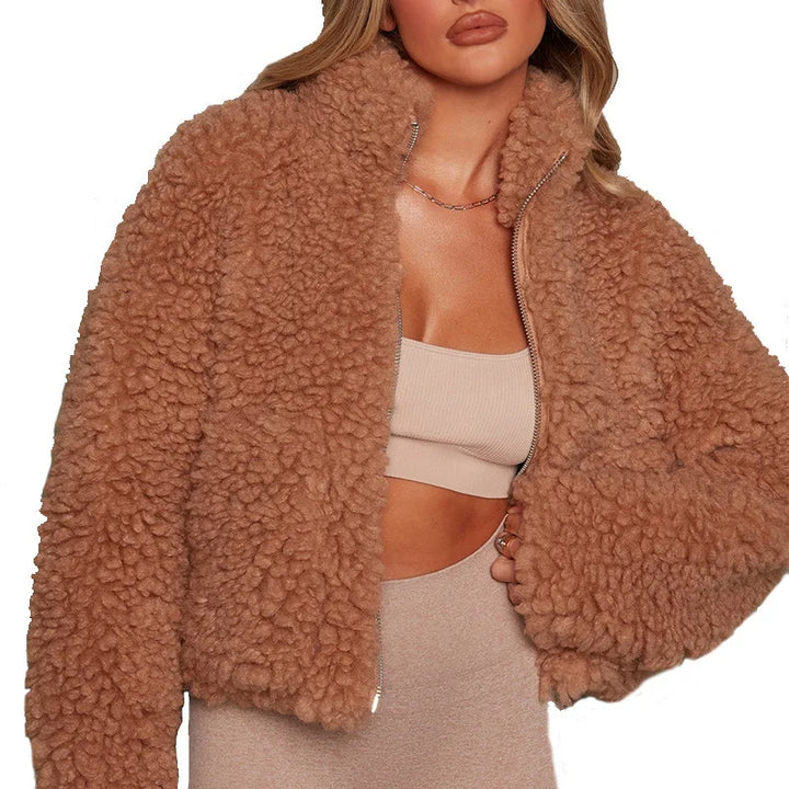 WoollyVibe Fleece Coat