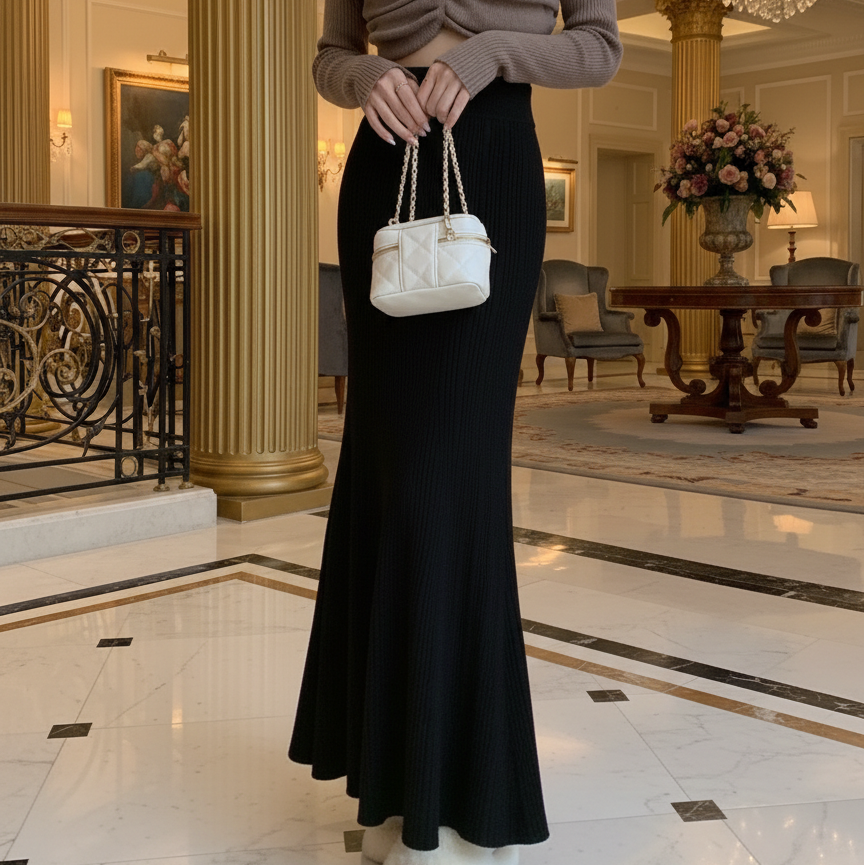 Serena Knit Midi Skirt