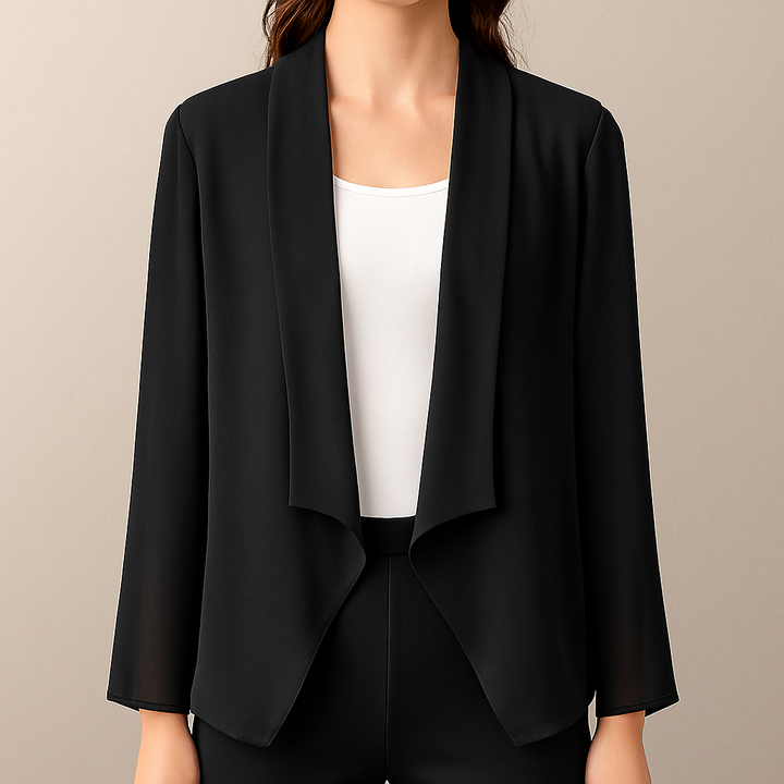 Elise Chiffon Layer Blazer