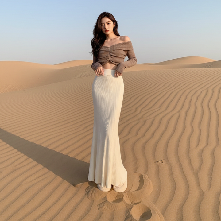 Serena Knit Midi Skirt