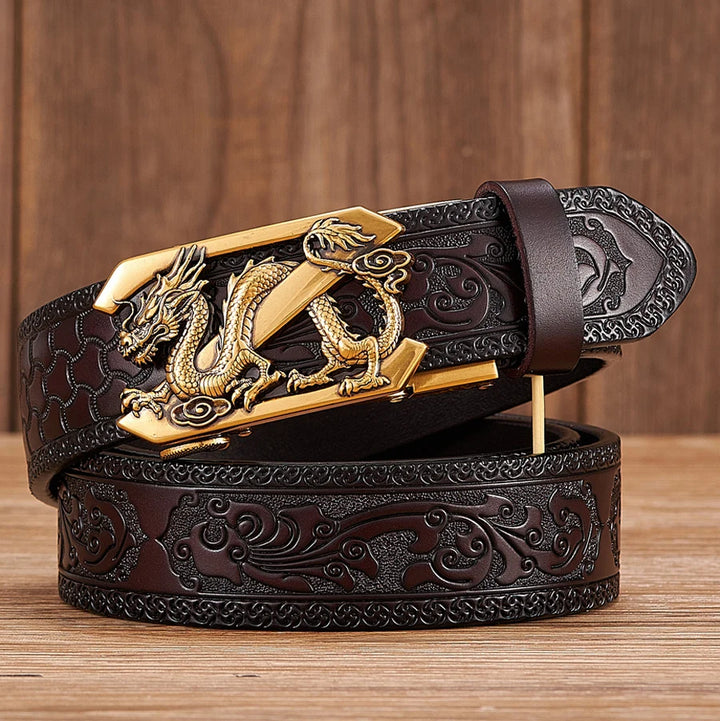 Weston Dragon Buckle Belt