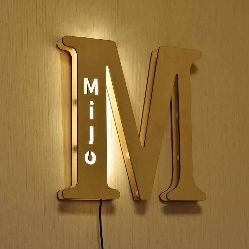 NameShine: Custom Name Lamp