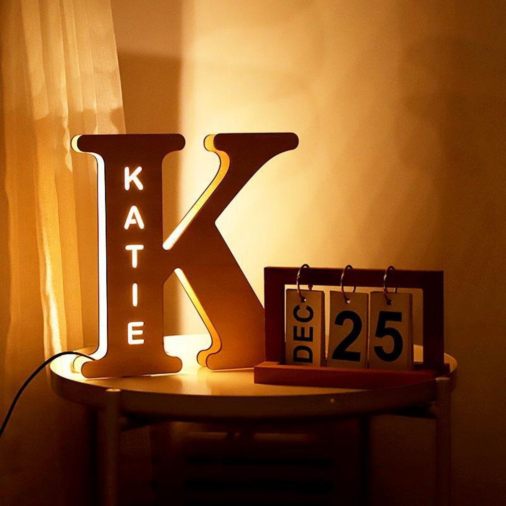 NameShine: Custom Name Lamp