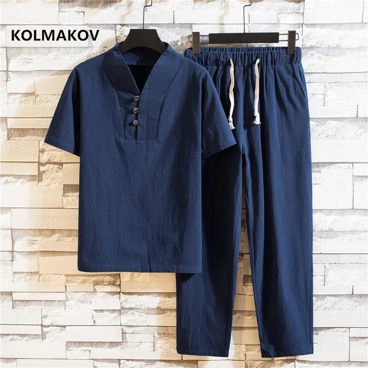 Timothy Linen Pants Set