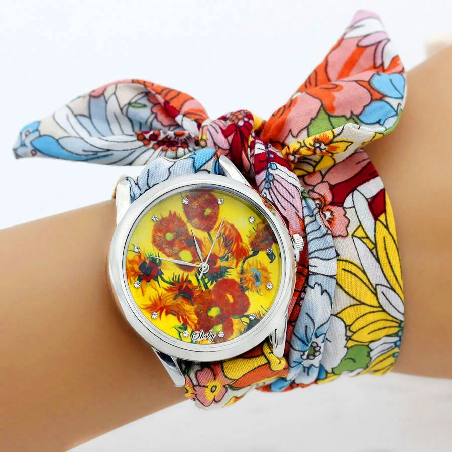 Mina Paisley Wrap Watch