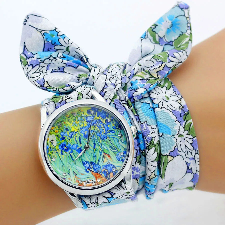 Mina Paisley Wrap Watch