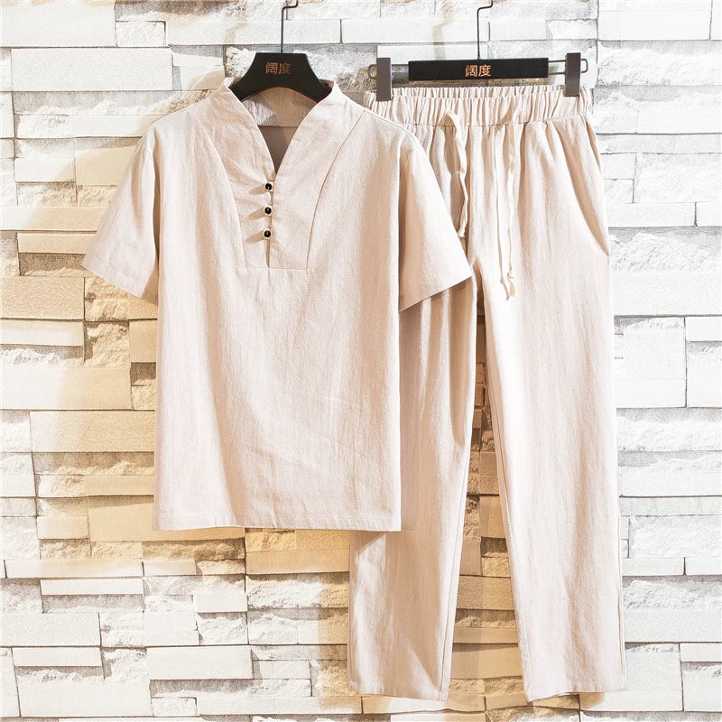 Timothy Linen Pants Set
