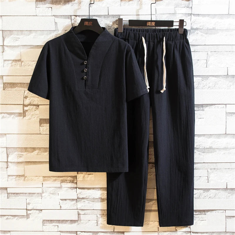 Timothy Linen Pants Set