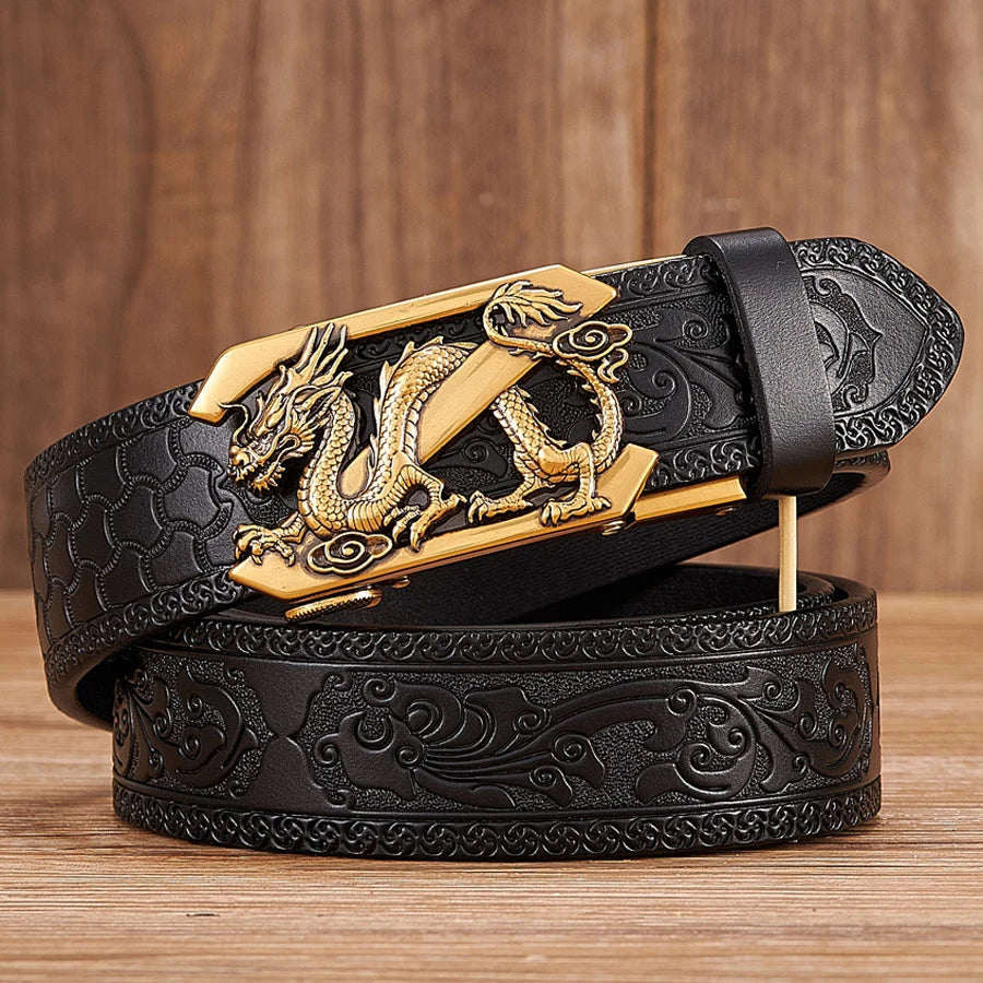 Weston Dragon Buckle Belt
