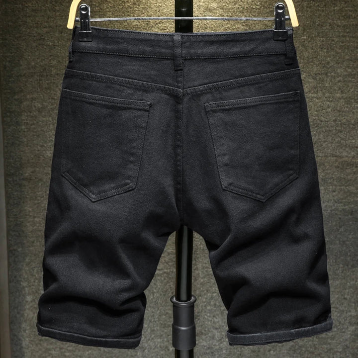 Adrian Ripped Denim Shorts