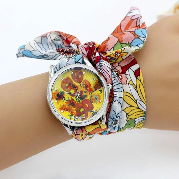 Mina Paisley Wrap Watch
