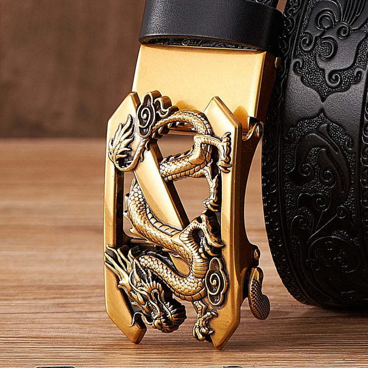 Weston Dragon Buckle Belt