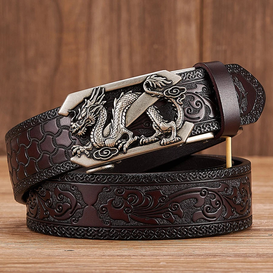 Weston Dragon Buckle Belt