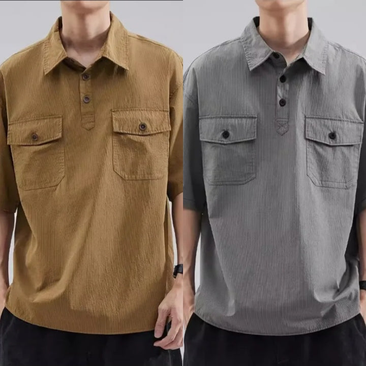Nexo Button-up T-shirt