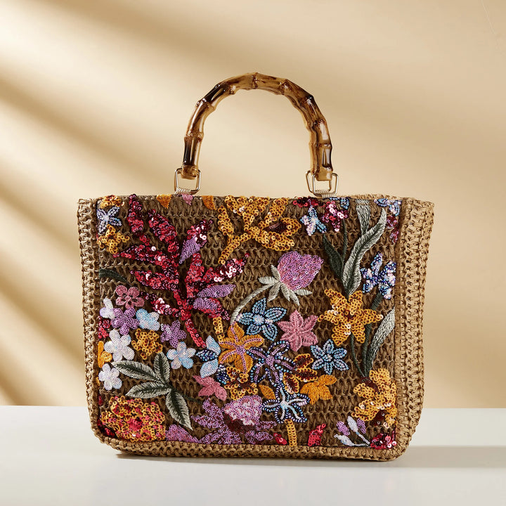Alora Embroidered Tote Bag