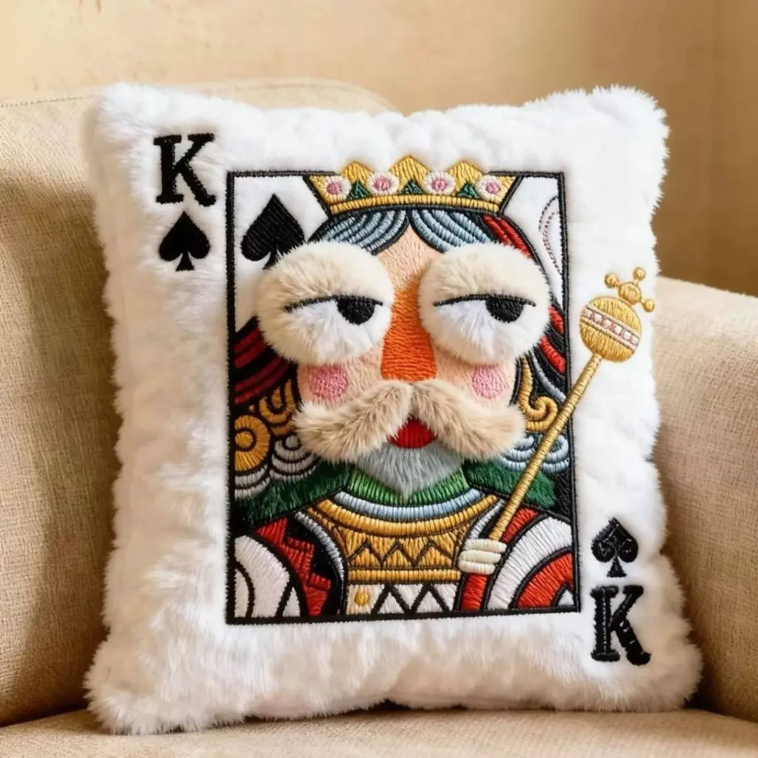 Poker Plush Pillow Cushion