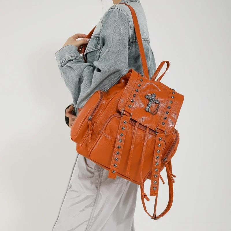 Vaughn Blackthorn Leather Pack