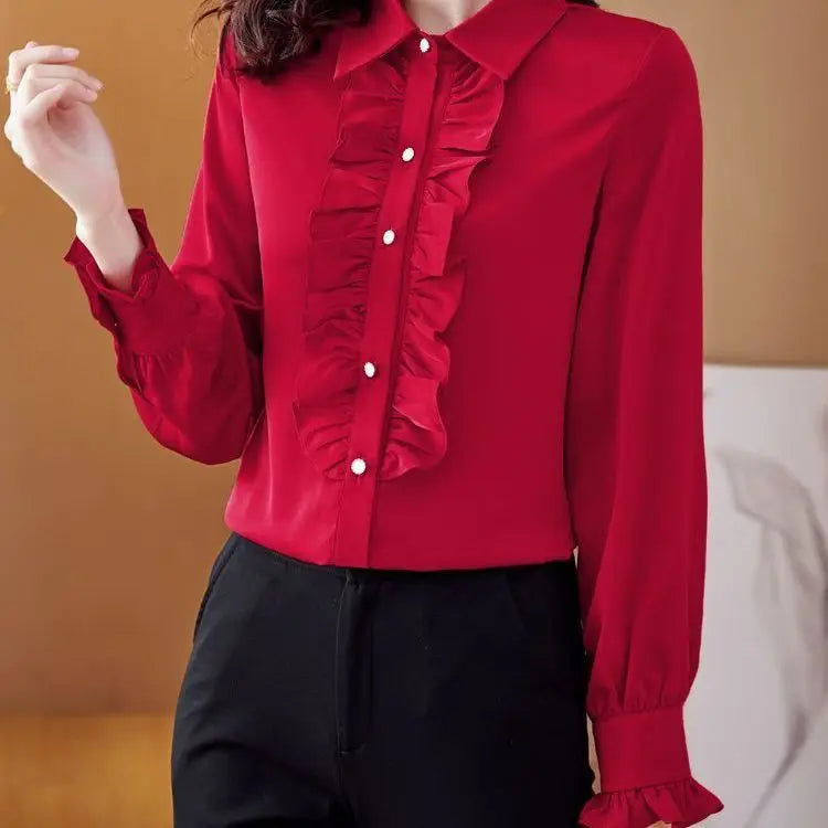 Valesse Ruffle Blouse