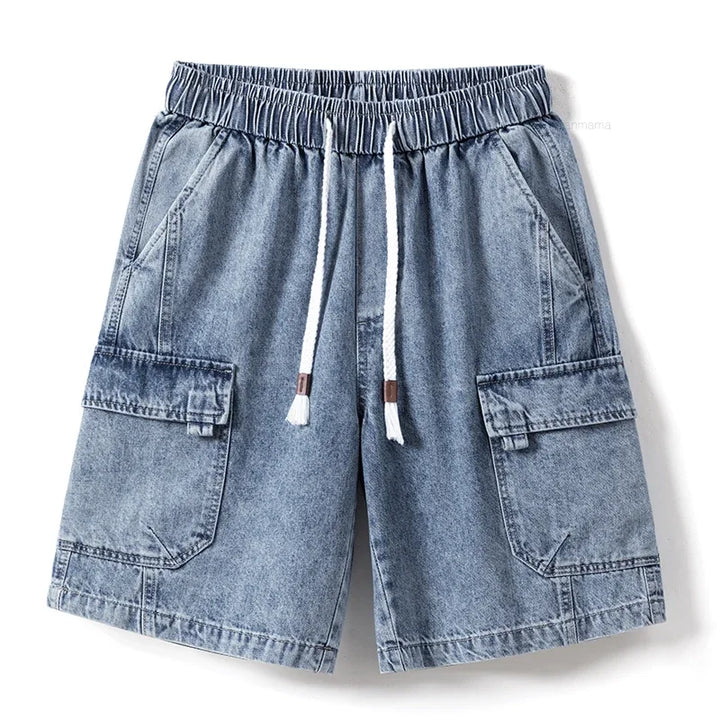 Stravo Denim Cargo Shorts