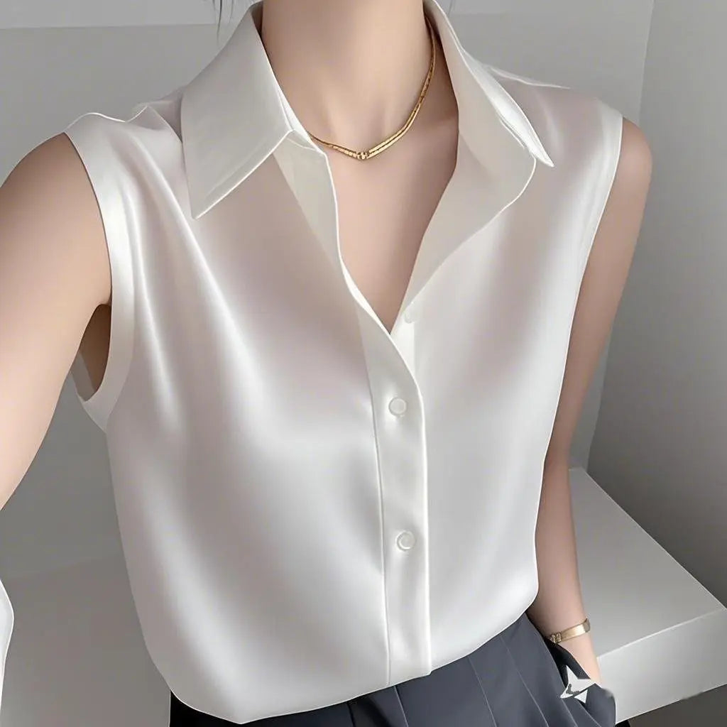 Sabine Satin Blouse