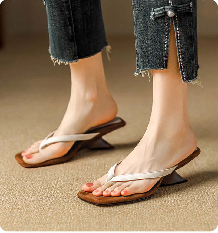 Mirelle Curve Platform Sandals