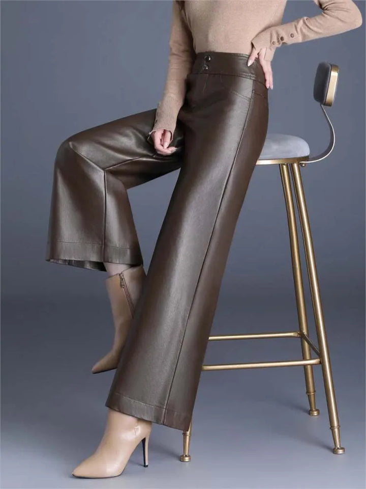 Valeria Rossi Leather Pants