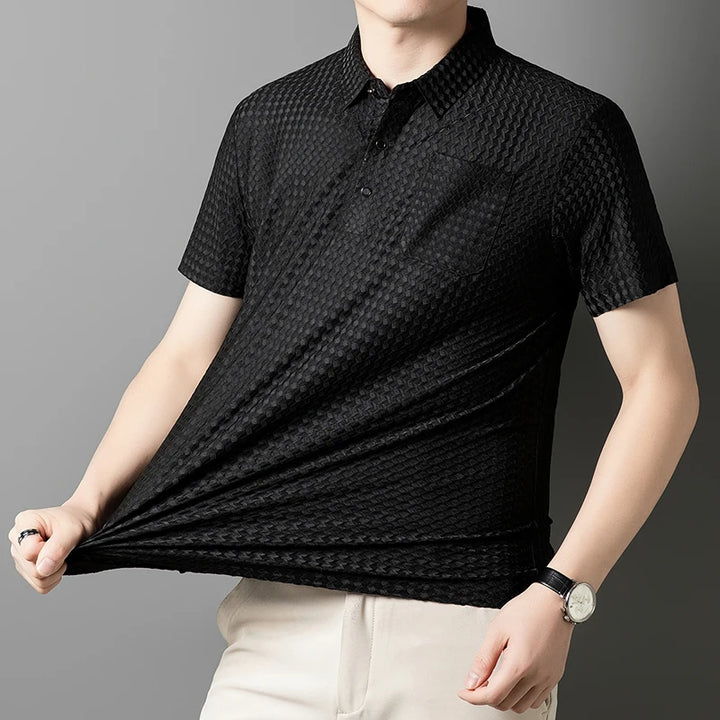 Torin Jacquard Polo Shirt