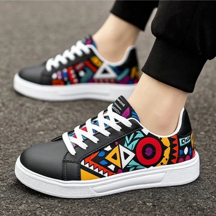 Renoir Patch Canvas Sneakers