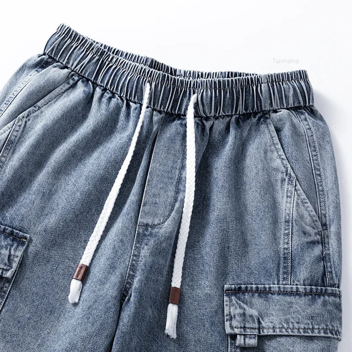 Stravo Denim Cargo Shorts