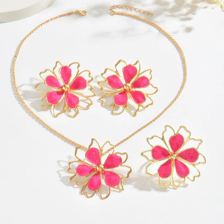 Priya Dahlia Jewelry Set