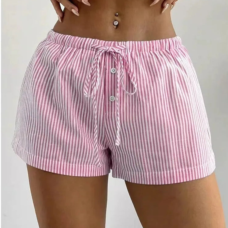 Thessina Linen Gathered Shorts