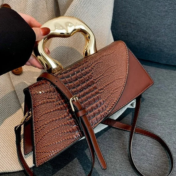 Evania Croc Handbag
