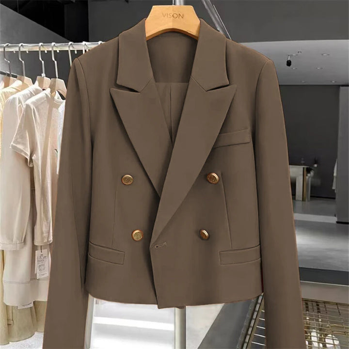 Renata Cropped Power Blazer