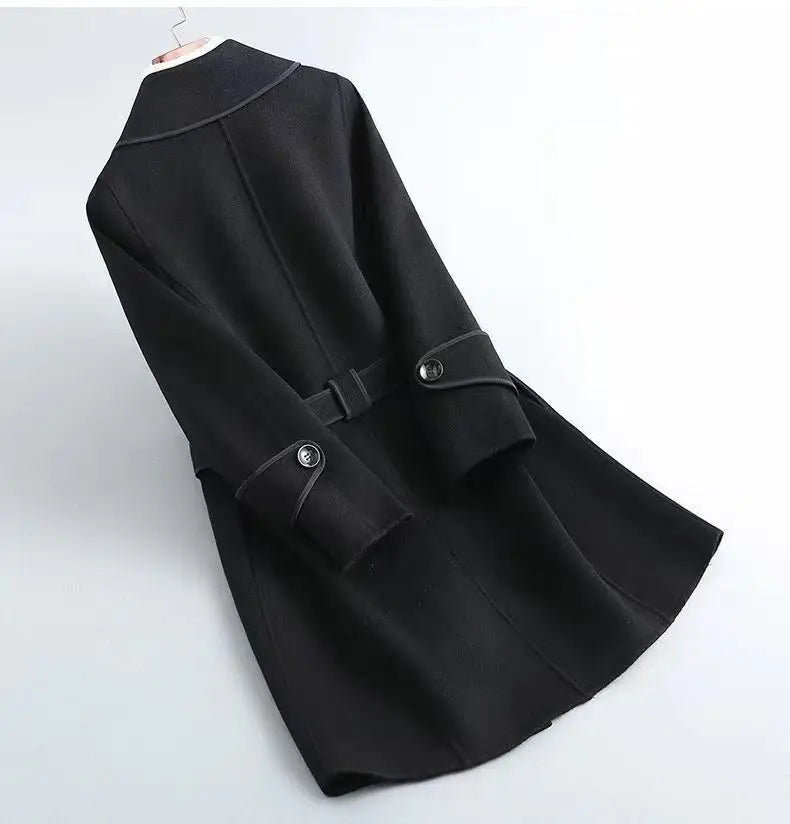 Sabine Belted Wrap Coat