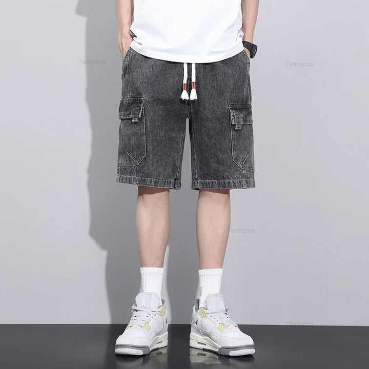 Stravo Denim Cargo Shorts