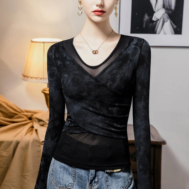 Luma Sheer Mesh Top