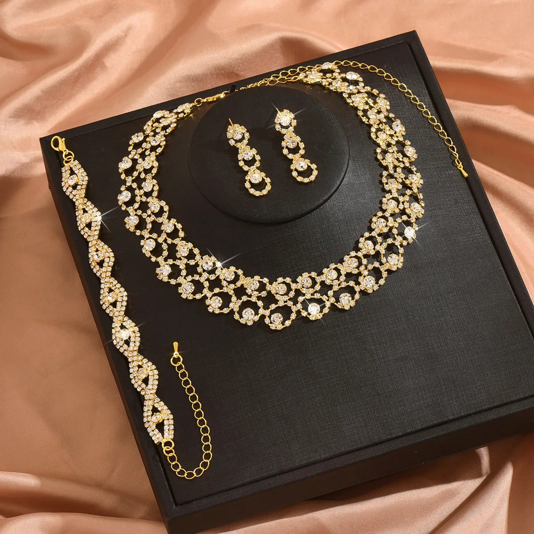 Renavia Crystal Necklace Set