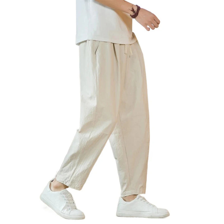 Mitchell Linen Straight Pants