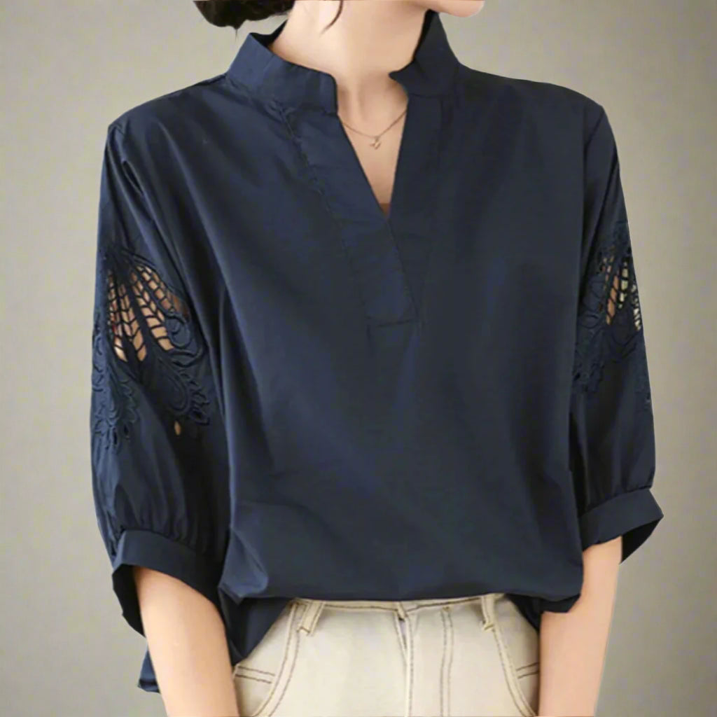 Maia French Floral Top
