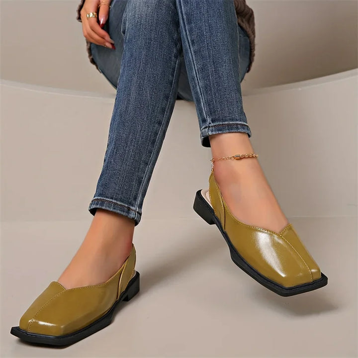 Mara Square-Toe Flats