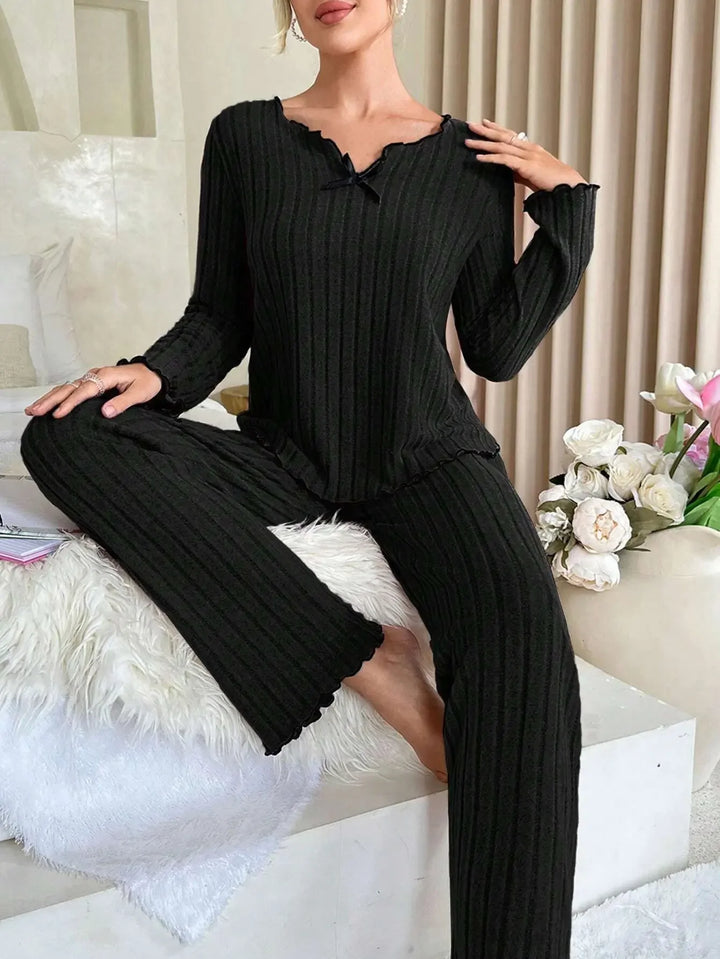 Elara Soft Knit Pajamas
