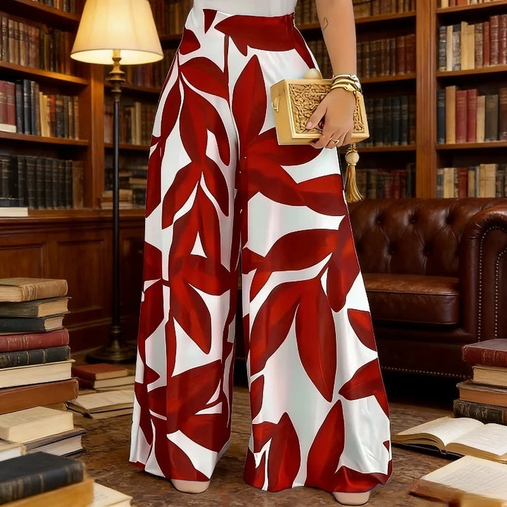 Tessa Elegant Wide Trousers