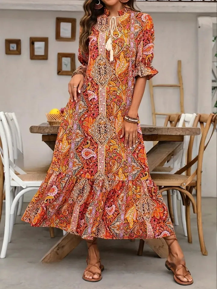Alina Flowing Midi Dress